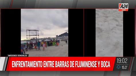 Enfrentamiento Entre Barras De Fluminense Y Boca YouTube