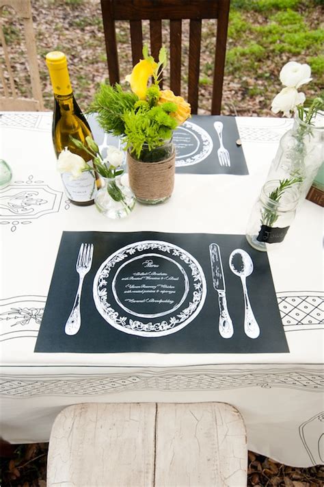 Cute Table Menu Ideas for Your Wedding