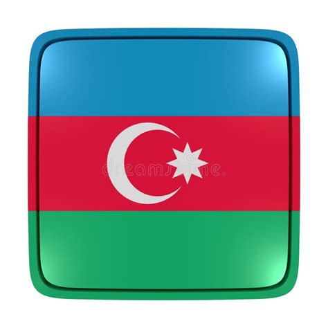 Icono De La Bandera De Azerbaijan Stock De Ilustraci N Ilustraci N De