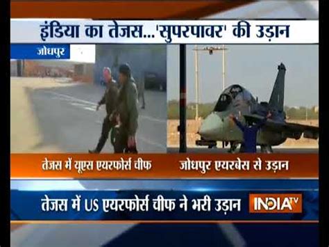 Us Air Force Chief General David L Goldfein Flies Lca Tejas In Jodhpur