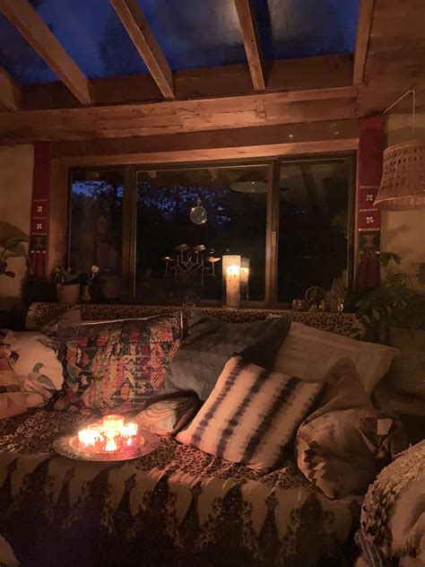 My Strawbale Cabin Living Room At Night Rcozyplaces