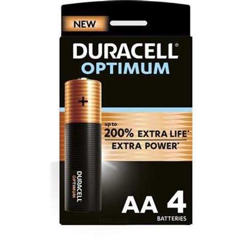 Duracell Alkaline Optimum AA 4st Toolsidee Co Uk