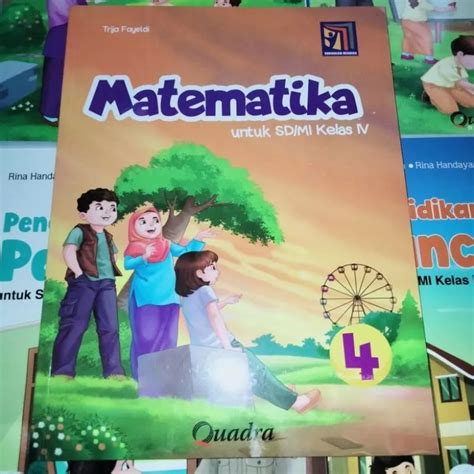 Jual Buku Paket Matematika Sd Quadra Kelas 4 Kurikulum Merdeka Shopee Indonesia