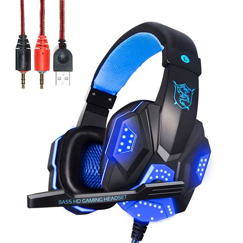 PLEXTONE PC Gaming Headset With Mic Noise Reduction Retractable Wired