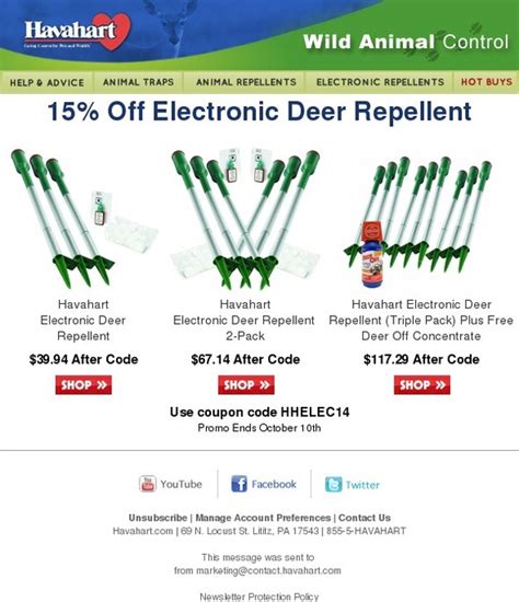 Havahart Zap Electronic Deer Repellent On Sale Milled