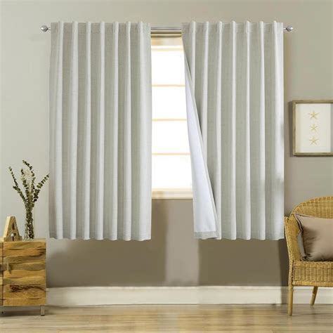 Joydeco Cortinas Para Oscurecer Al 100 160 Cm De Largo 2 Paneles