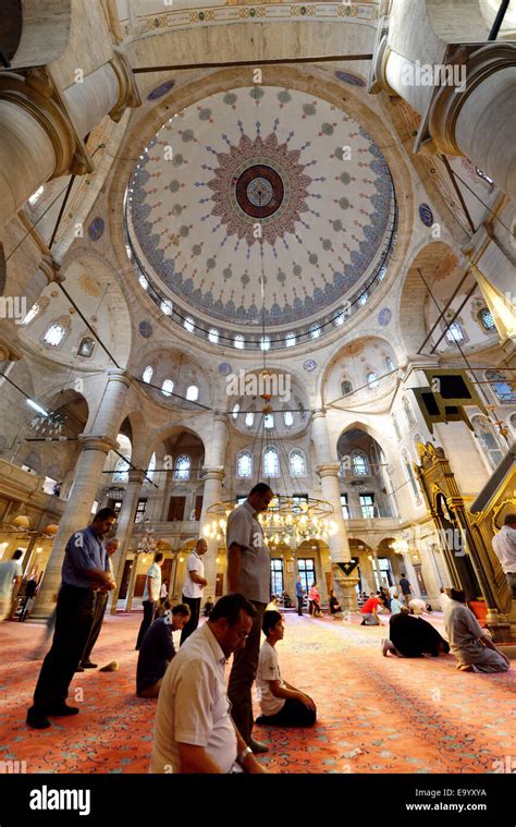 Istanbul Turkey July 24 Eyup Sultan Mosque Muslims Who Pray 24