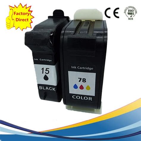 2 x Ink Cartridges Remanufactured For HP 15 78 XL HP15 HP78 Officejet ...