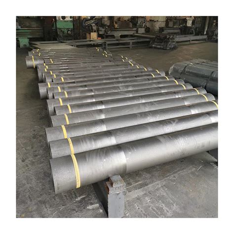 High Carbon UHP High Power RP Graphite Electrode 100 200 300 400mm