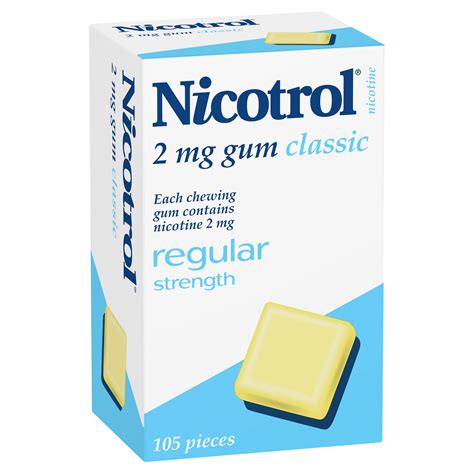 Nicotrol Chewing Gum 2mg Classic Net Pharmacy