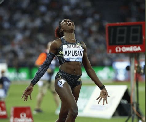 Breaking Amusan Comes Second In Lausanne Diamond League Frank Talk