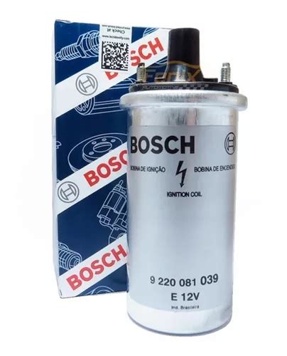 Bobina Ignição Brasilia Fusca Kombi Platinado 039 Bosch