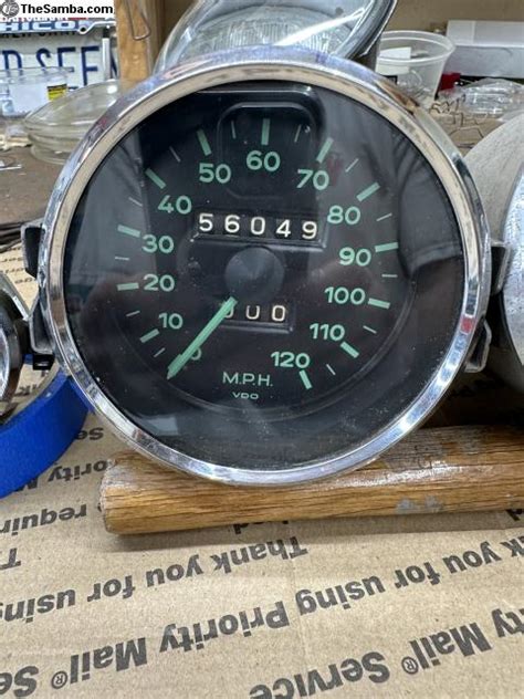 TheSamba VW Classifieds 356 Pre A VDO Speedometer Dated 10 54