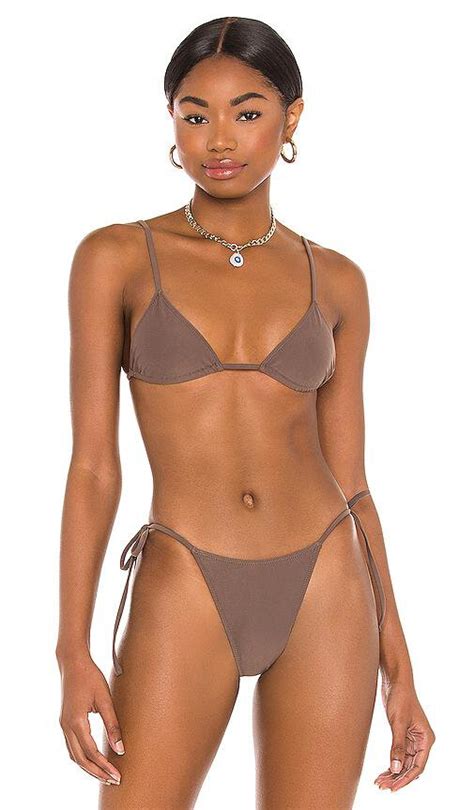 TROPIC OF C Equator Bikini Toptaupe Driftwood Editorialist