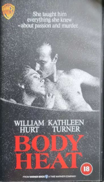 Body Heat Warner Brothers Vhs Video Tape Cassette William Hurt Erotic