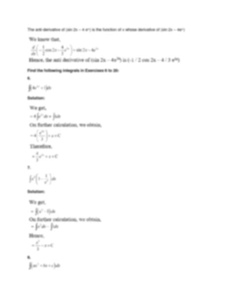 Solution Maths Integrals Studypool