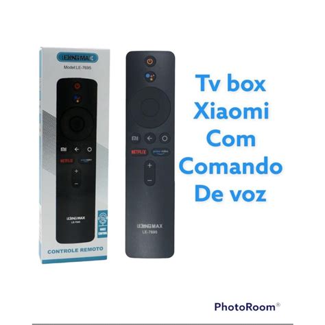 Controle Remoto Xiaomi Mi Box S K Tv Box Compat Vel Xiaomi Mi