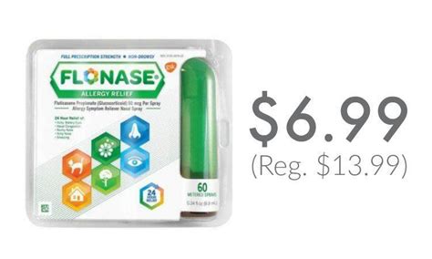 Printable Flonase Nasal Spray Coupons 60 Dose 699