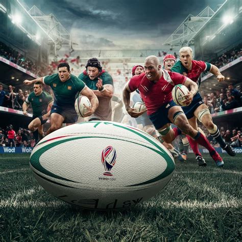 Premium Photo | Rugby world cup international ball