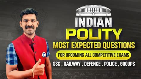 Indian Polity Most Expected Questions For Upcoming Ssc Railway