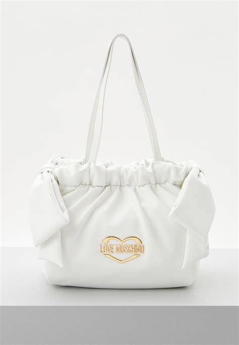 Сумка Love Moschino, цвет: белый, RTLACL801601 — купить в интернет ...