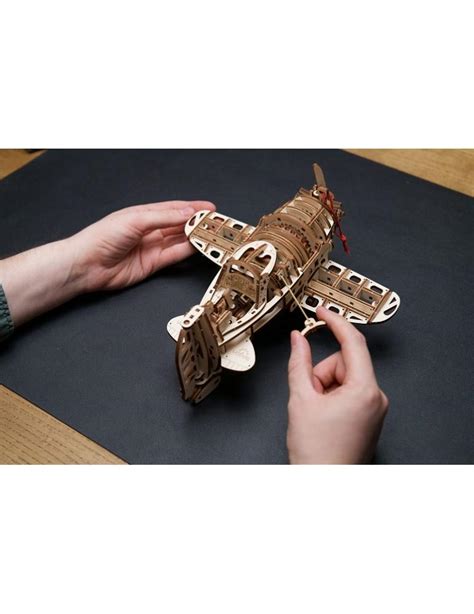 Avion Frelon Fou Puzzle D En Bois Ugears