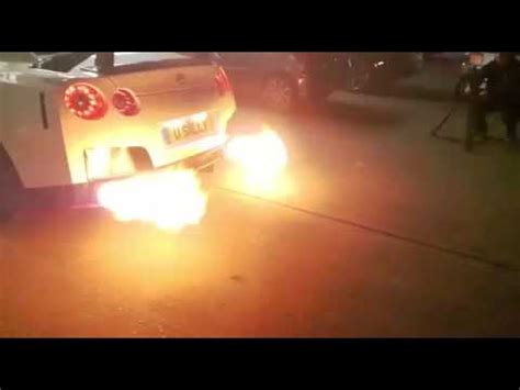 Insane Loud Gtr R Mad Flames Youtube