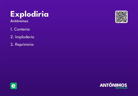Explodir Significado - Explodiria - Significado e Sinônimo - escreva.ai