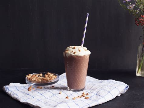 Schoko Milchshake Mit Erdnussbutter Und Banane Rezept Mit Video