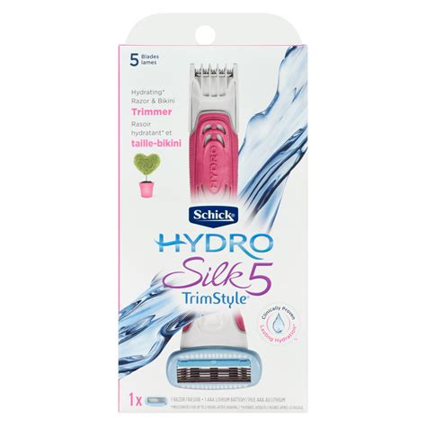 Schick Hydro Silk TrimStyle Hydrating Razor Bikini Trimmer Blades Razor WeShine Ca
