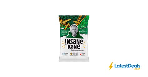 Insane Kane Salt Vinegoaaal Flavour Crisps 80g Clubcard Price 1