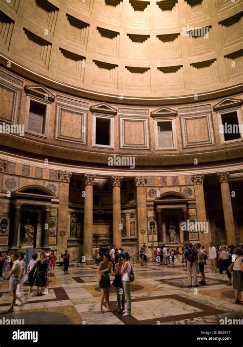 Pantheon interior; Rome, Italy Stock Photo - Alamy