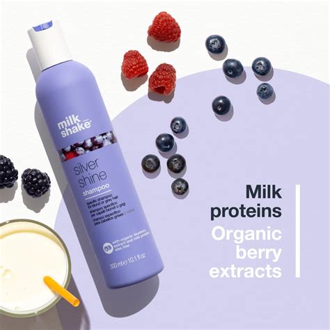 Milk Shake Silver Shine Shampoo For Blonde Hair Neutralising Yellow Tones Notino Ie