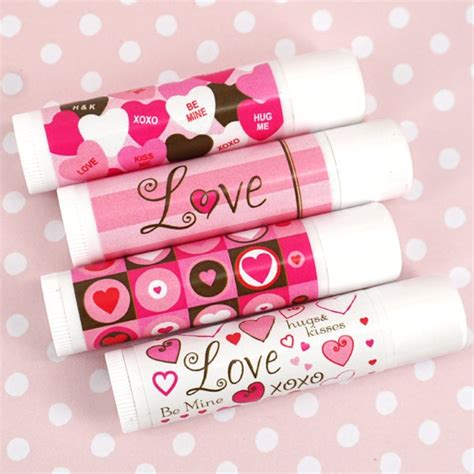 Valentines Day Ts Lip Balm For Valentines Day Set Of 4 Etsy