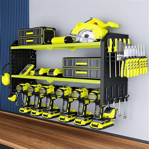 Amazon KAFAHOM Power Tool OrganizerLarge 6 Drill Holder Wall