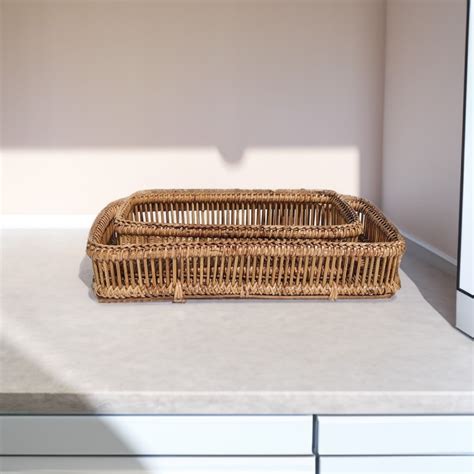 Rattan Island Rattan The One Tray Large Direct From Asia