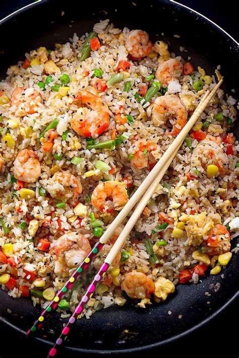 SHRIMP FRIED RICE ( VIDEO) - Chefjar