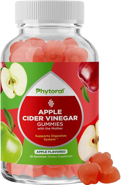 Phytoral Apple Cider Vinegar Slimming Gummies 60ct