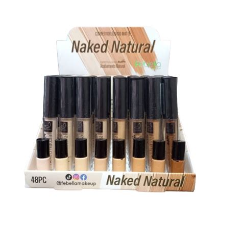 Box c 48 Un Corretivo Líquido Matte Naked Natural CL5091 Febella