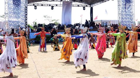 Foto Padukan Budaya Dan Wisata Olahraga Di Festival Pesona Tanjung