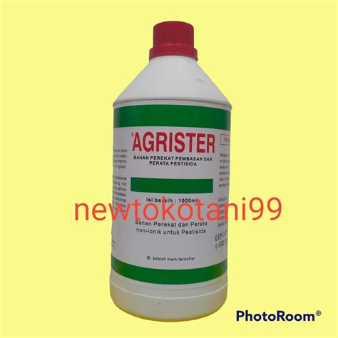 Jual AGRISTER 1 Liter Perekat Pembasah Perata Agar Pestisida Dapat