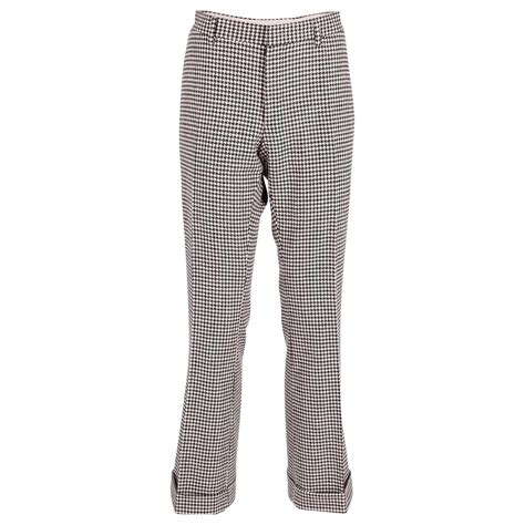 Yves Saint Laurent Tom Ford Pour Ysl Rive Gauche Pantalon Pied De Poule