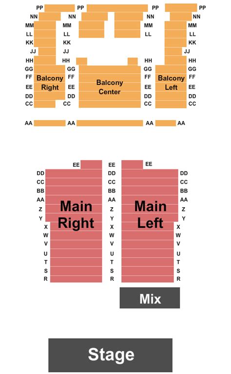 Seating Chart Buckhead Theatre: A Visual Reference of Charts | Chart Master