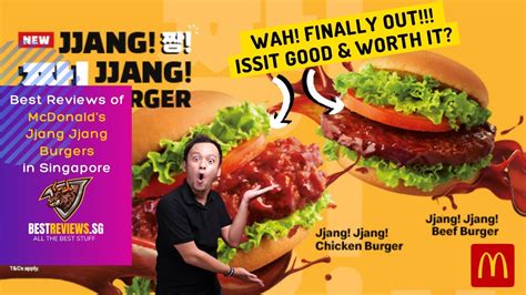 Worth Trying Jjang Jjang Burger Review Mcdonalds Singapore A Korean