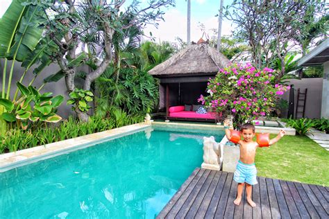 seminyak Chandra bali villas pool kid - Chandra Bali Villas