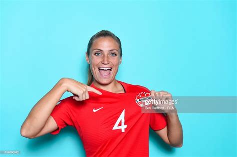 Montpellier France June Shelina Zadorsky Of Canada Poses For A