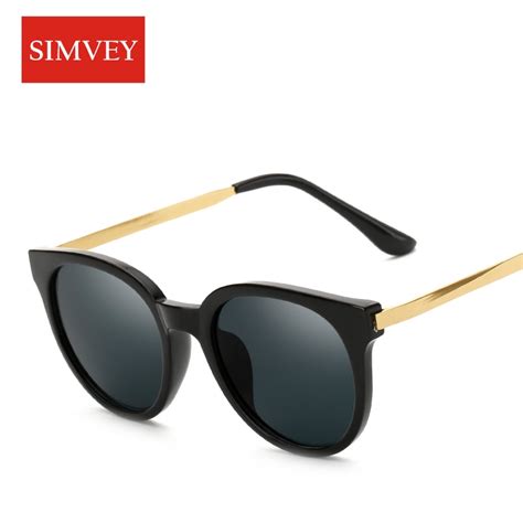 Simvey 2017 Moda Cat Eye Sunglasses Mulheres Retro Designer Shades