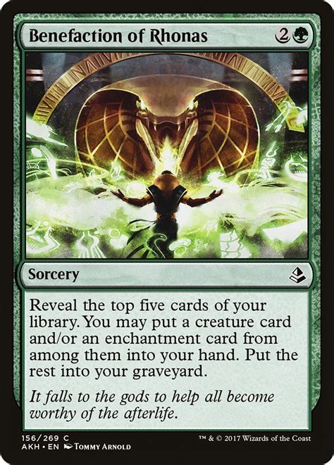 Benefaction Of Rhonas Amonkhet Magic The Gathering