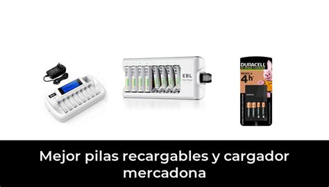 Mejor Pilas Recargables Y Cargador Mercadona En Basado En