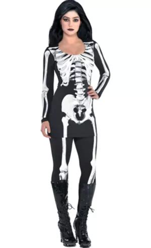 Adult Bare Bone Skeleton Costume - Party City